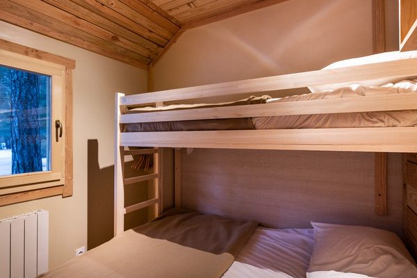 Huttopia chalet hiver