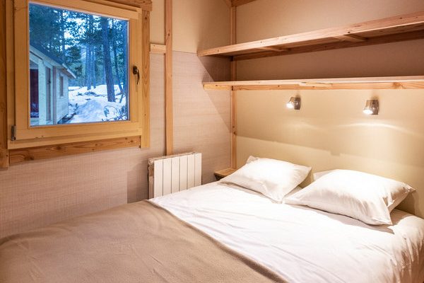 Huttopia chalet hiver