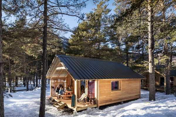 Huttopia chalet hiver